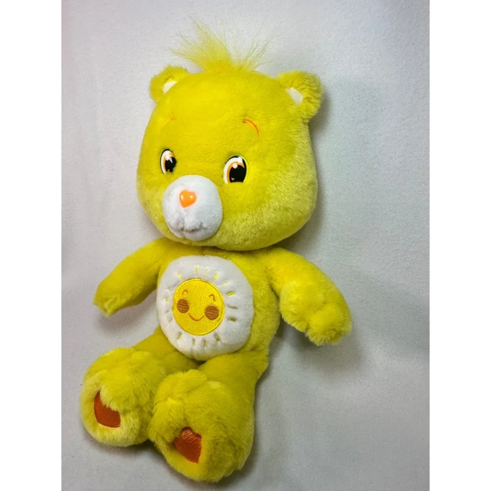 Care Bears Funshine Bear Yellow Plush 14 inch‎ Stuffed Animal 2007 Play Along